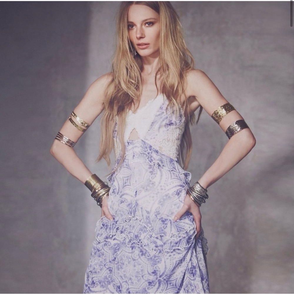 *RARE* Free People China Doll Maxi Dress